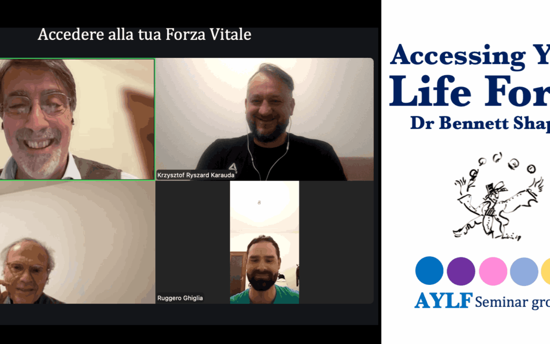 Dr. Bennett Shapiro’s Life Force. Next steps